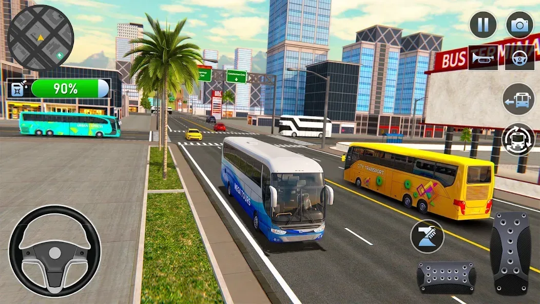 Bus Simulator : 3D Bus Games screenshot 3