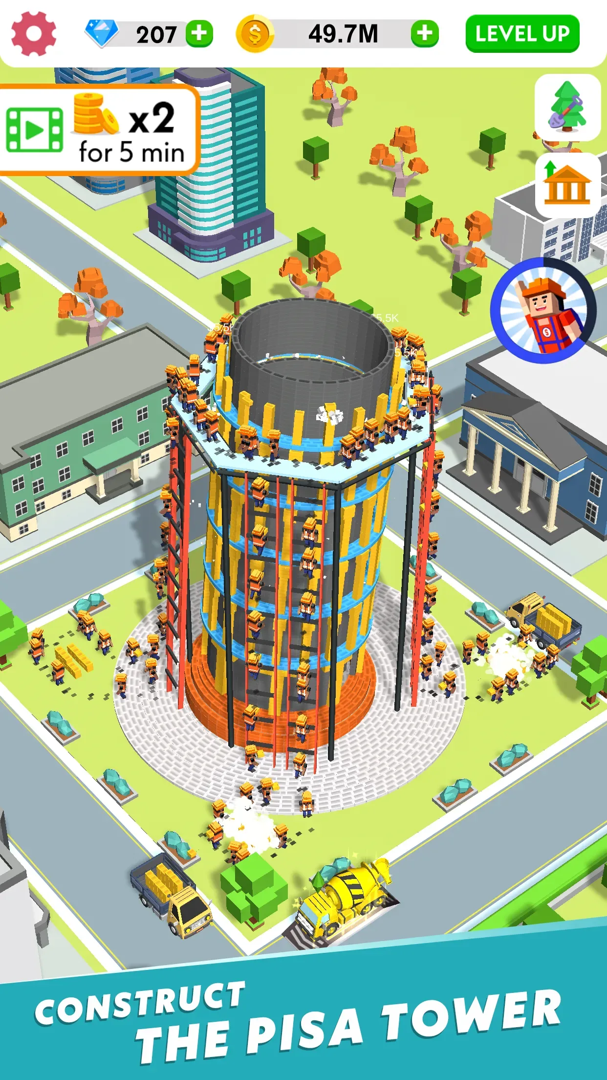 Idle Construction 3D screenshot 5