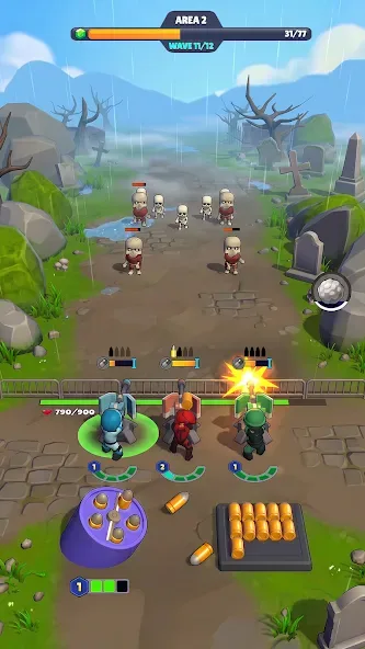 Bullet Heroes: TD RPG Shooter screenshot 3