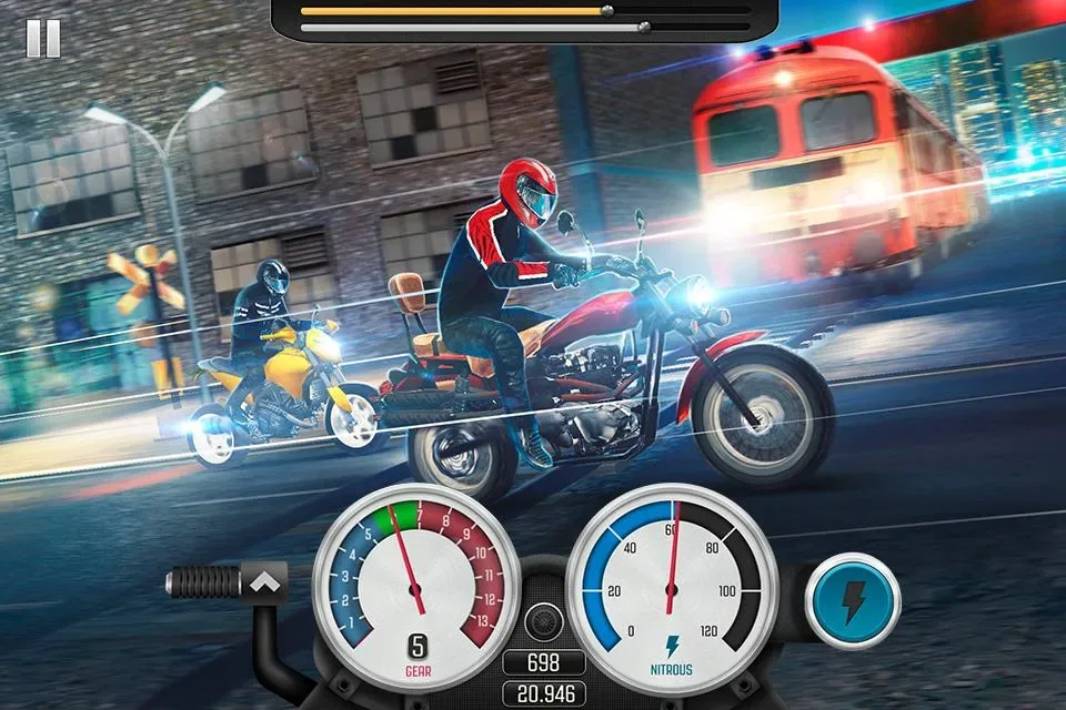 Top Bike: Racing & Moto Drag screenshot 1