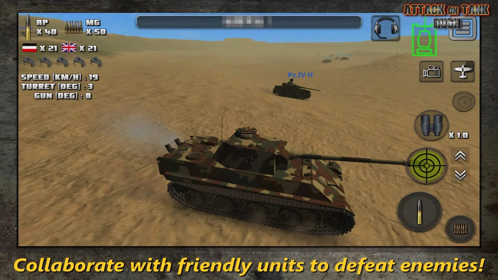 Attack on Tank : World Warfare screenshot 3