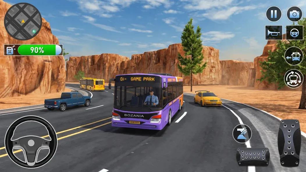 Bus Simulator : 3D Bus Games screenshot 4