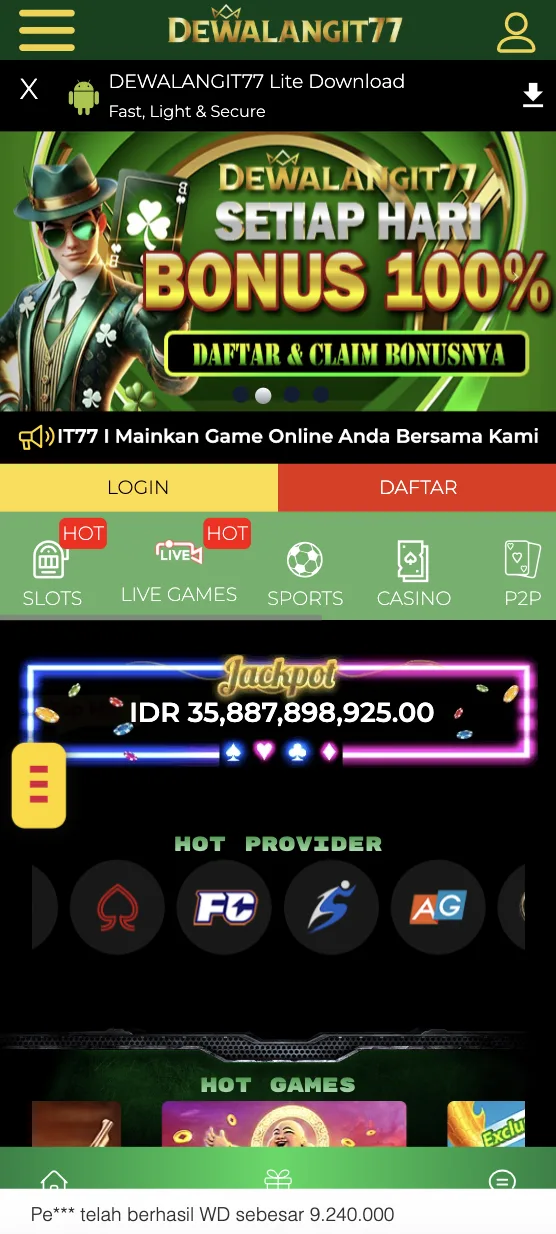 Dewalangit77 screenshot 1