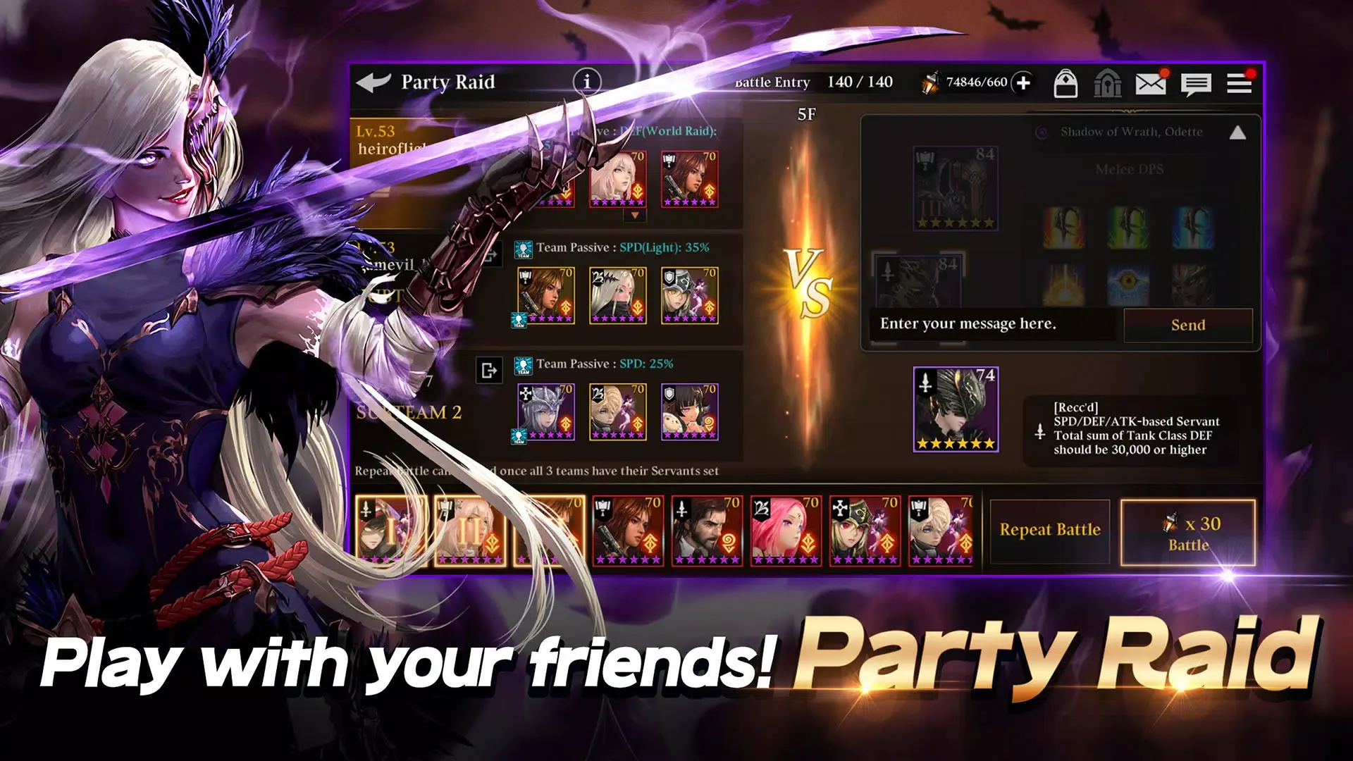 Heir of Light: Epic Shadow RPG screenshot 5
