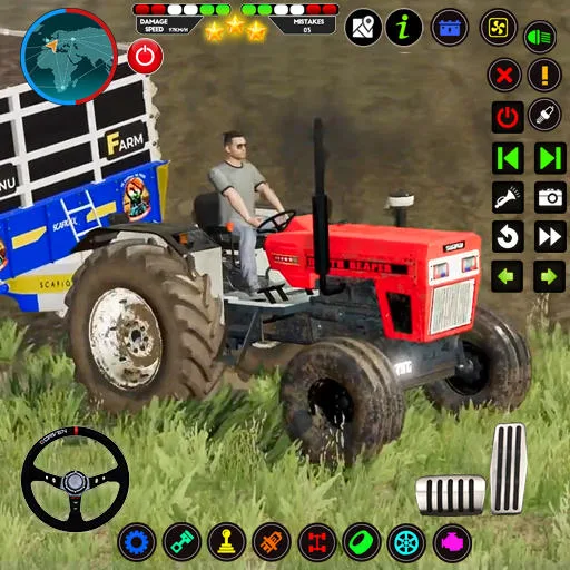 Tractor Game 3D Farming Games icon