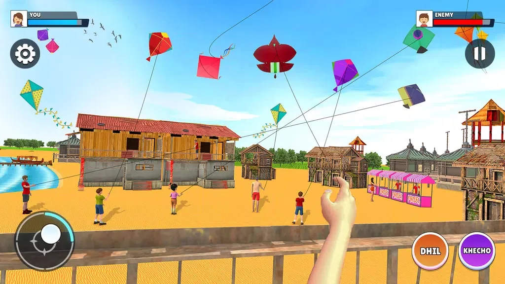 Pipa Combate Kite Flying Games screenshot 2