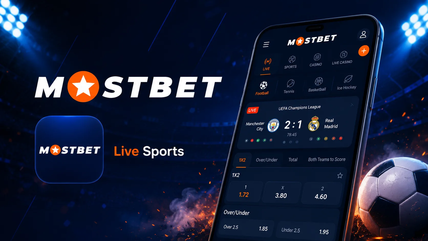 Mostbet screenshot 2