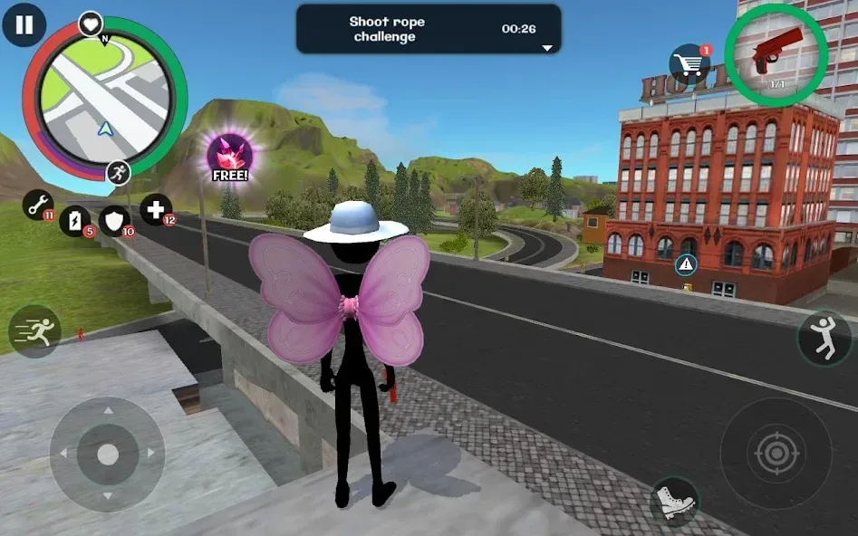 Stickman Rope Hero 2 screenshot 4