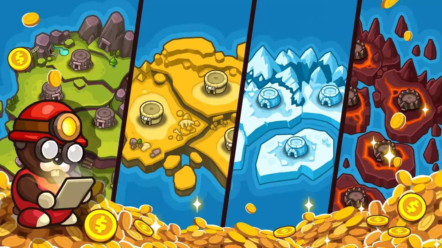 Popo Mine: Idle Mineral Tycoon screenshot 1