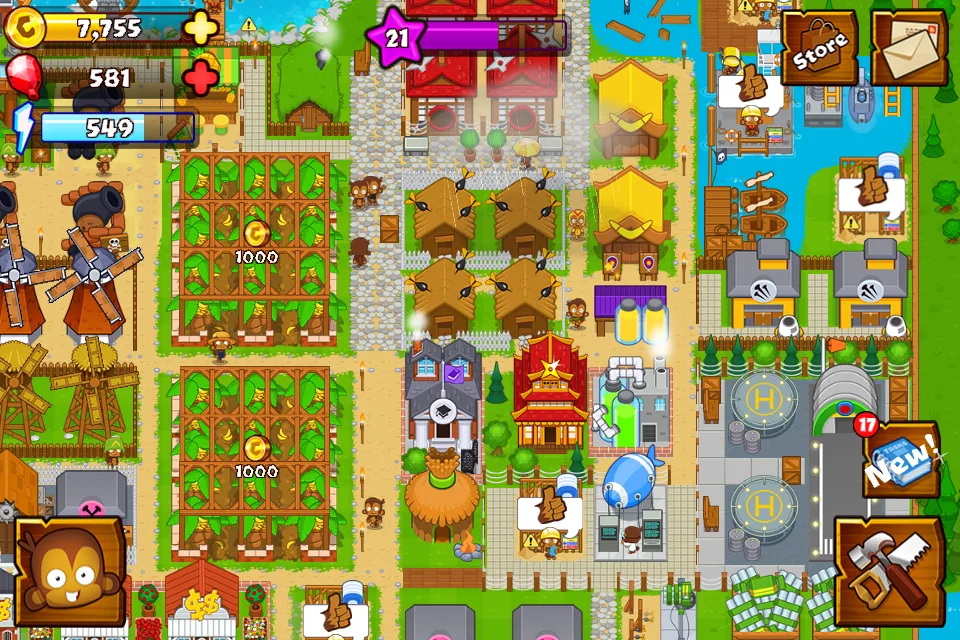 Bloons Monkey City screenshot 4
