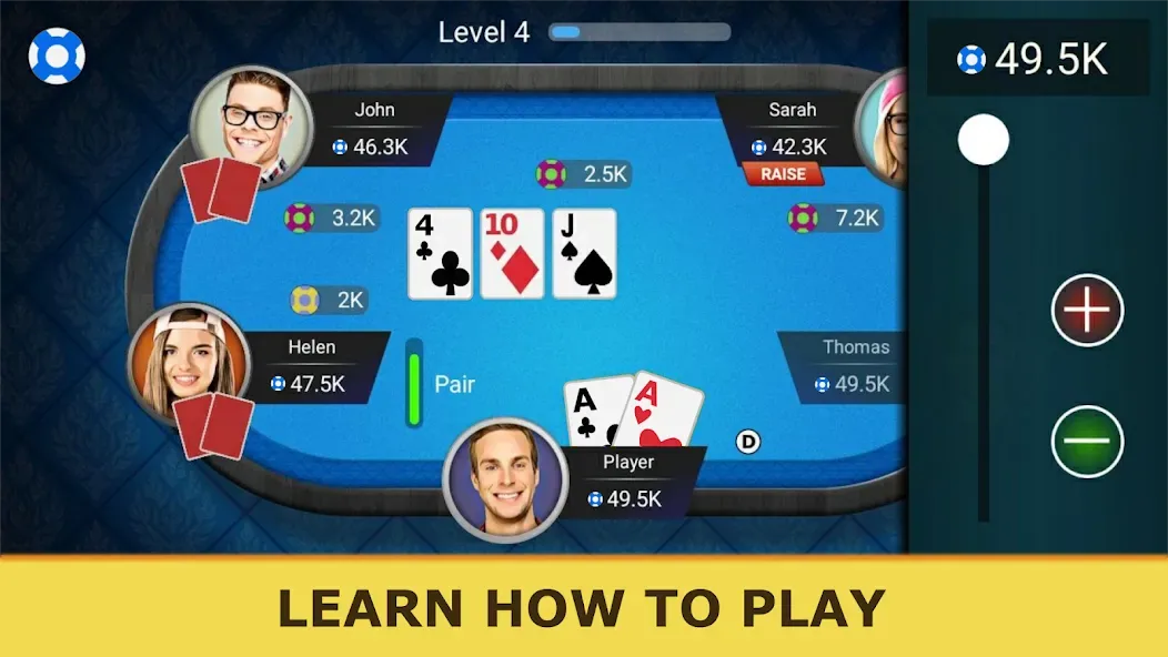 TEXAS HOLDEM POKER OFFLINE screenshot 3