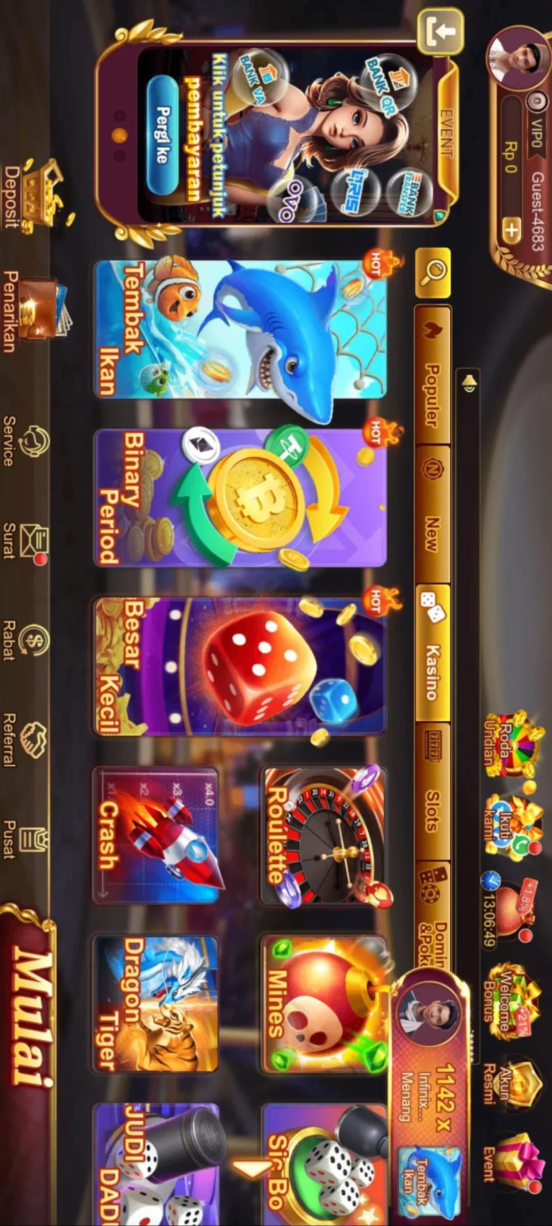 WJ KASINO screenshot 3