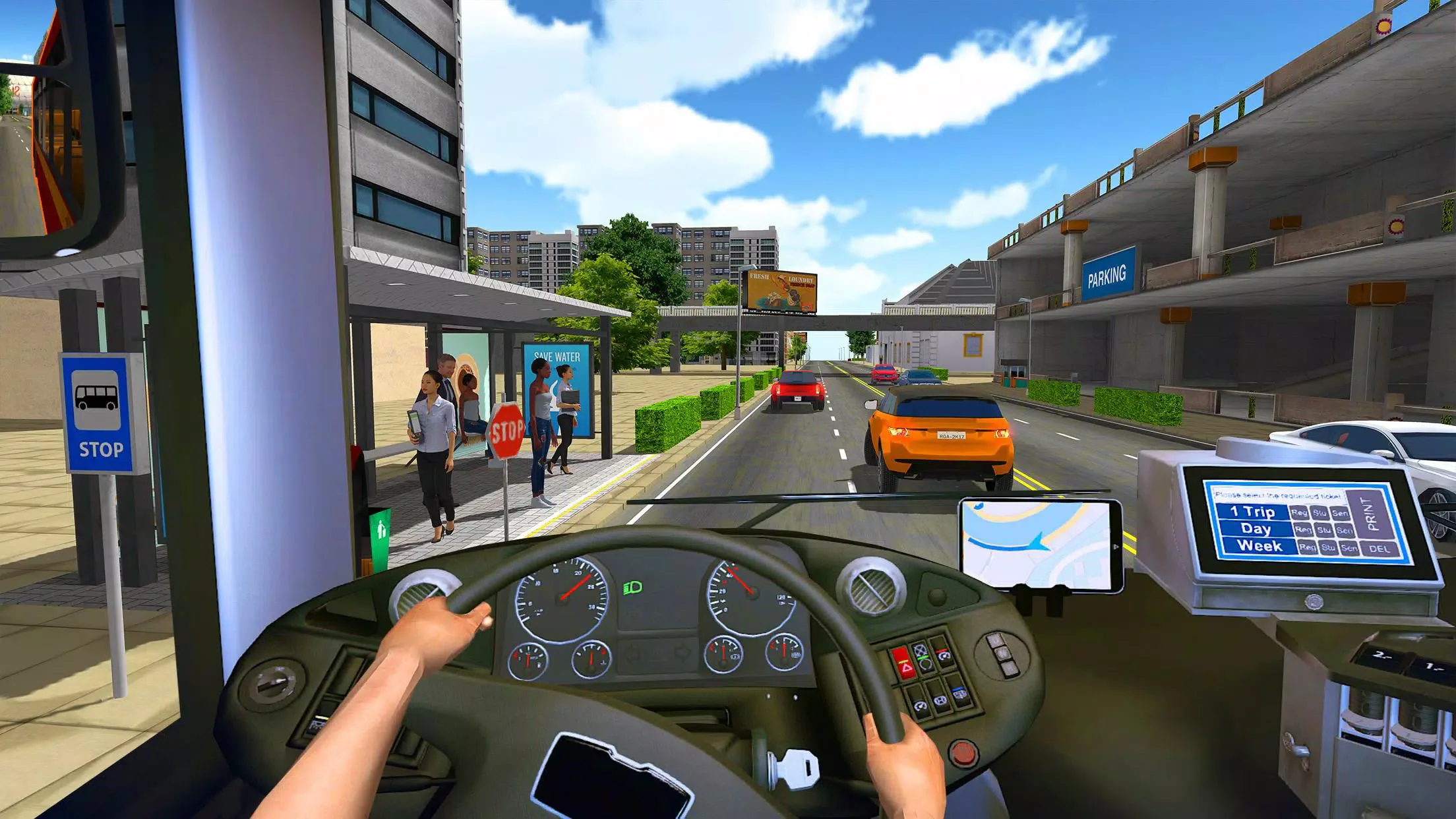 Bus Simulator 2018: City Driving screenshot 3