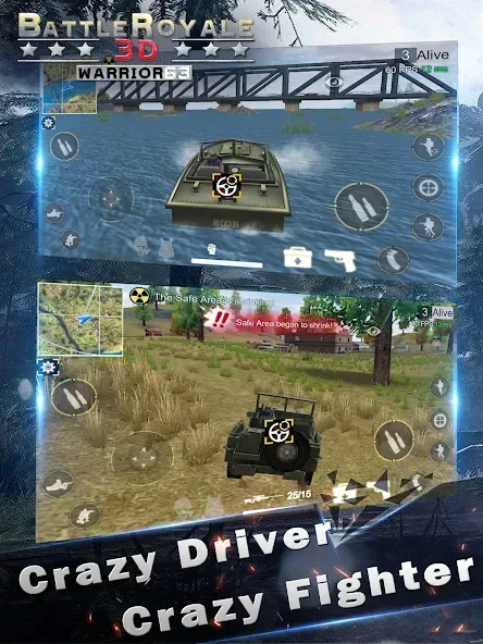 Battle Royale 3D - Warrior63 screenshot 3