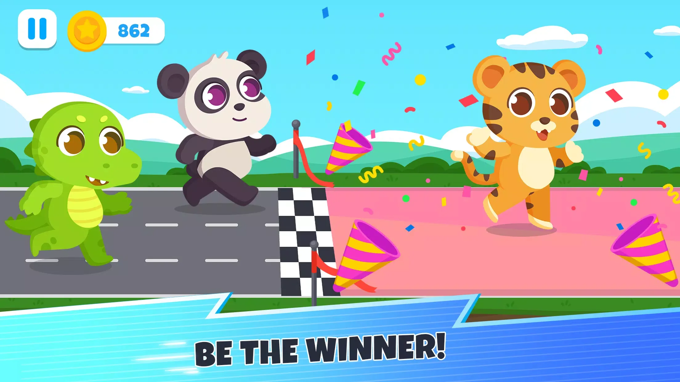 Animal racing games for kids screenshot 5