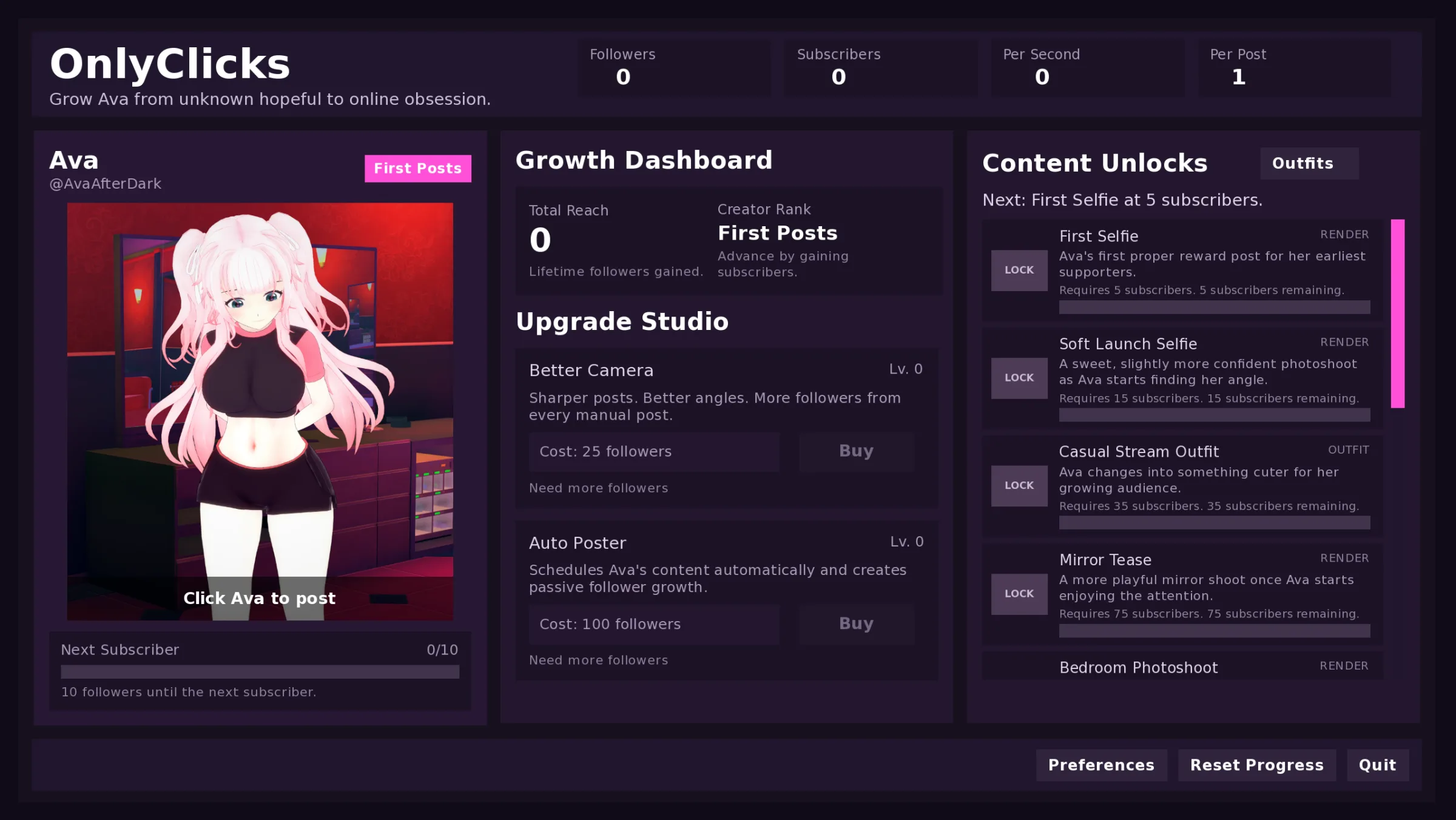 OnlyClicks screenshot 2