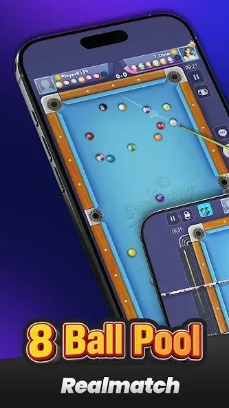 DailyPool-Tiantian Billiards screenshot 1