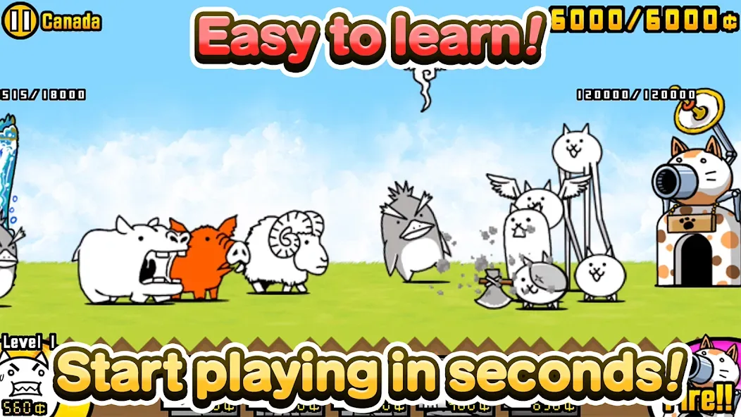 The Battle Cats screenshot 3