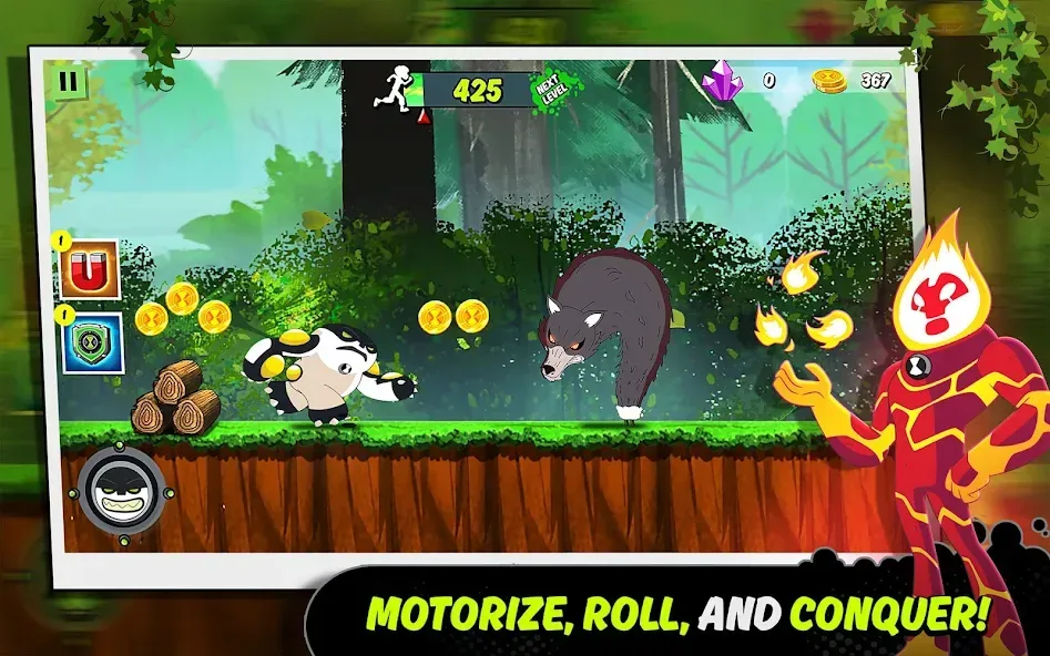 Ben 10 Alien Run(Vàng không giới hạn) screenshot 1