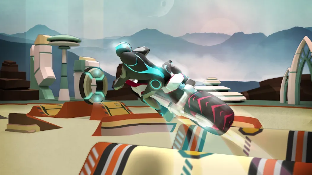 Gravity Rider: Space Bike Race screenshot 4