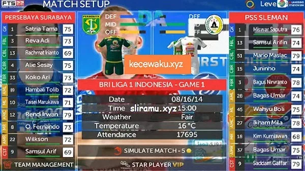 FTS 22 Mod Liga Indonesia screenshot 3