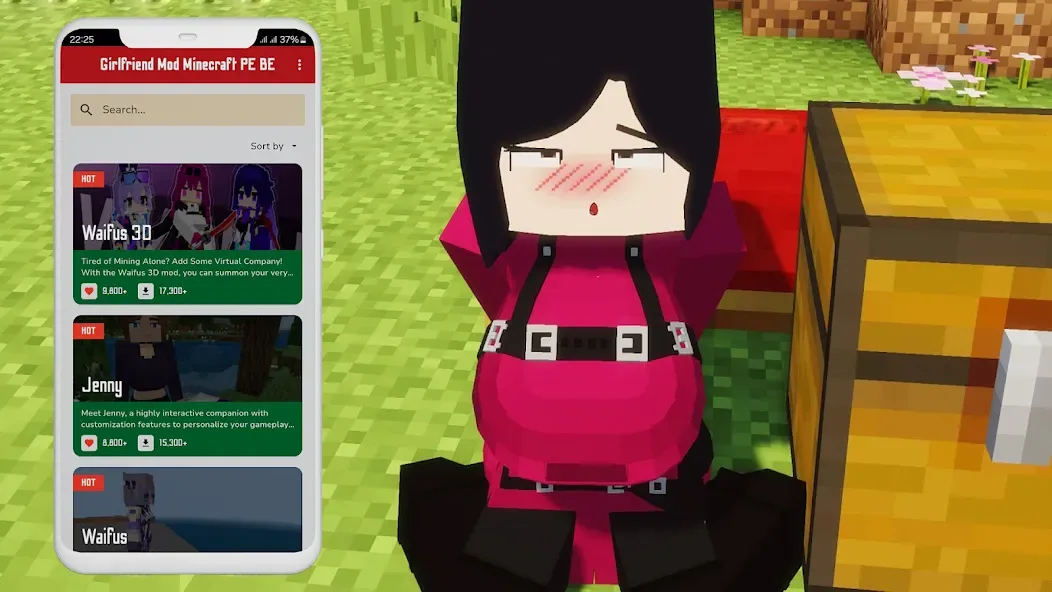 Jenny MOD cho Minecraft PE screenshot 2
