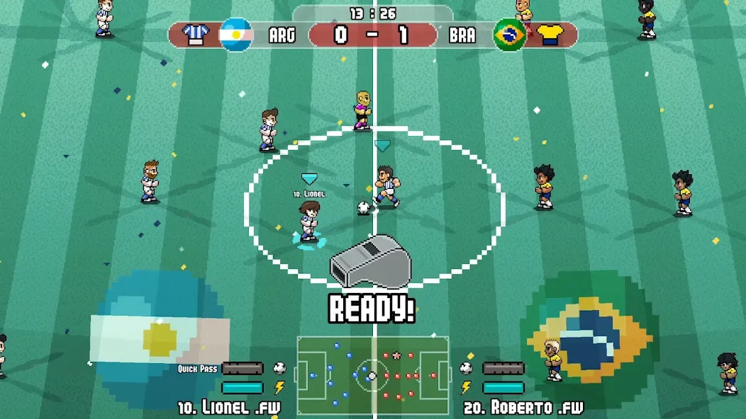 Pixel Cup Soccer Ultimate screenshot 2