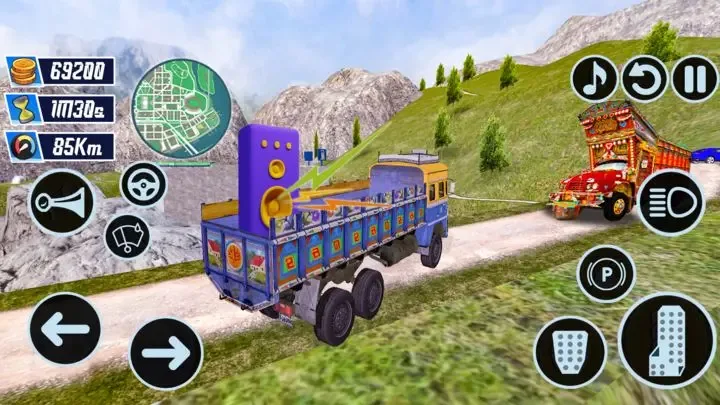 Dj Truck Gadi Simulator Game screenshot 1