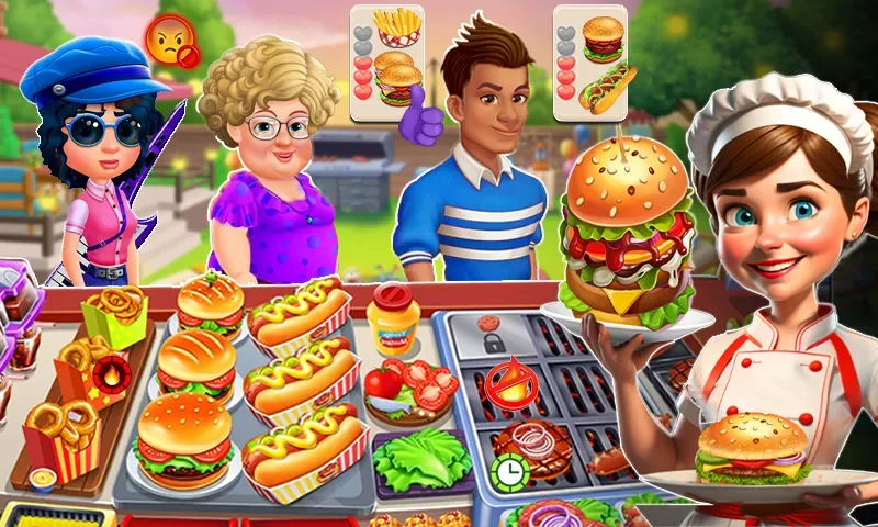 Chef's Kitchen Cooking Madness screenshot 2