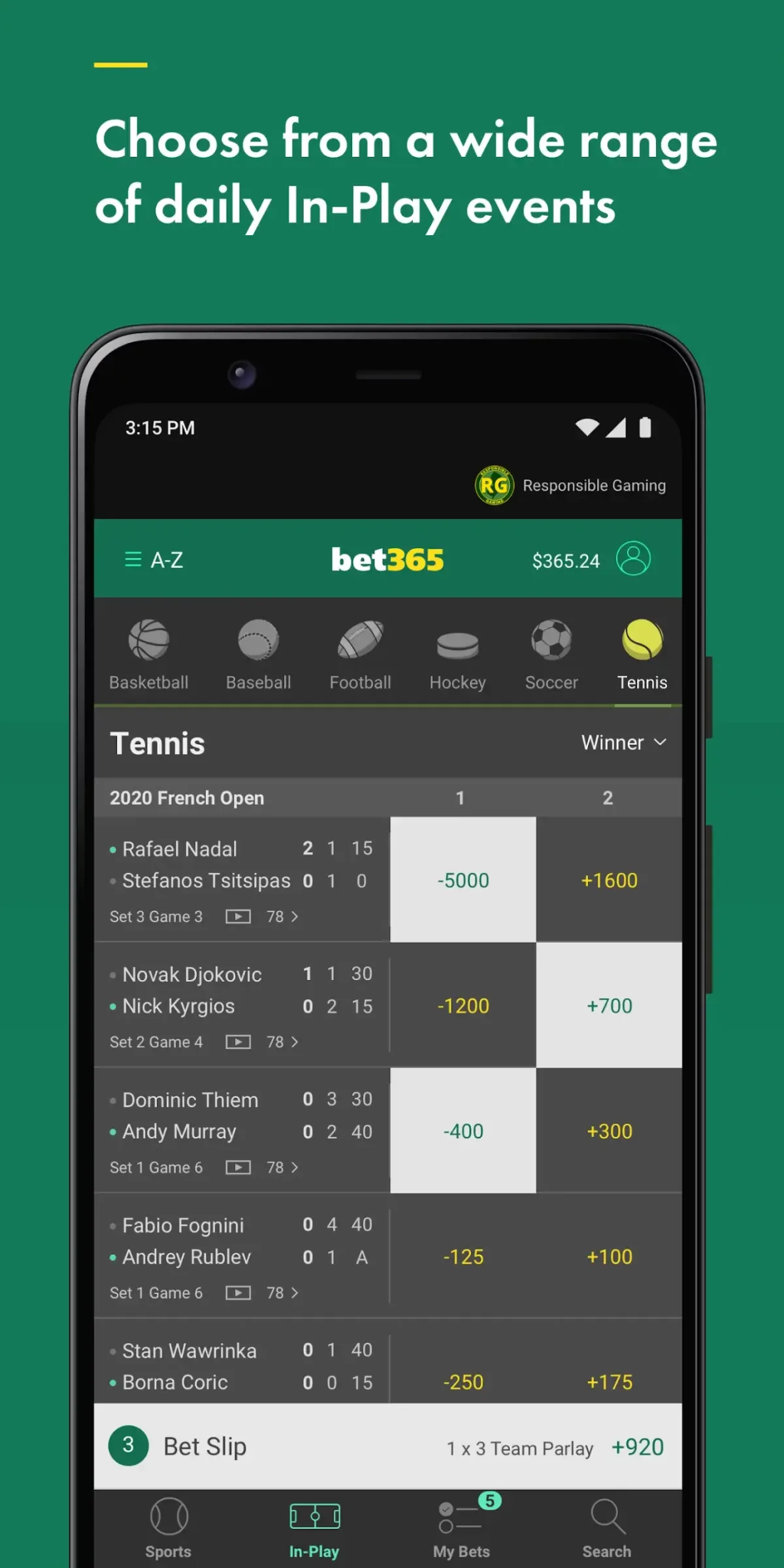 bet365 screenshot 5