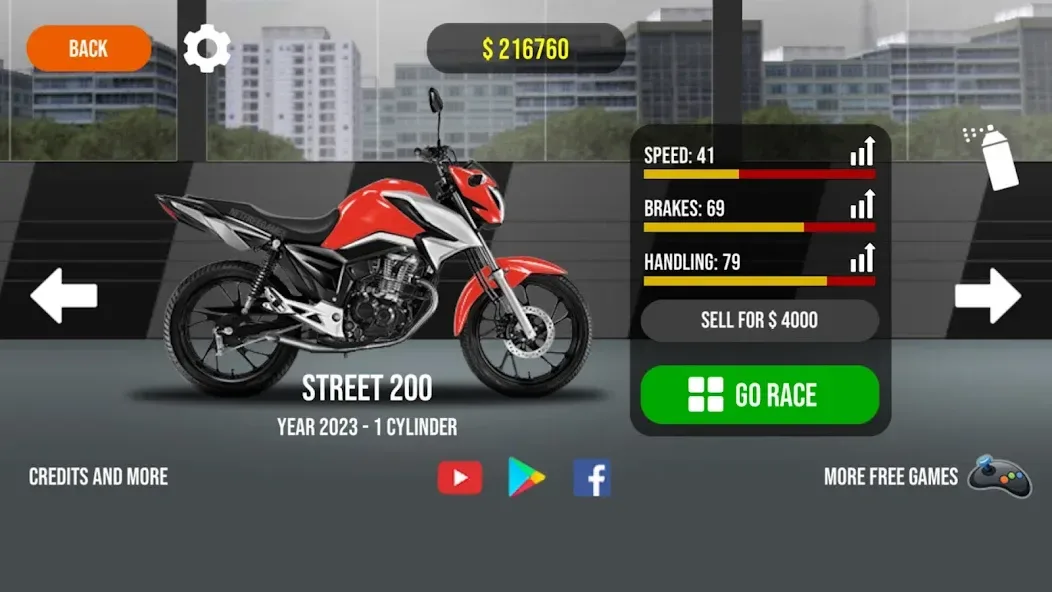 Traffic Moto 3 Mod screenshot 1