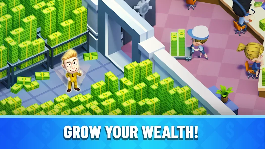 Idle Bank Tycoon screenshot 1