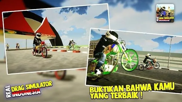 Real Drag Simulator Indonesia screenshot 1