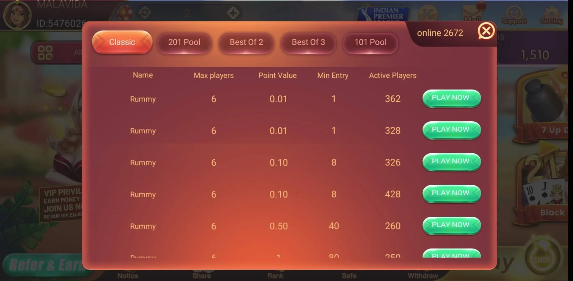 Rummy Satta screenshot 4