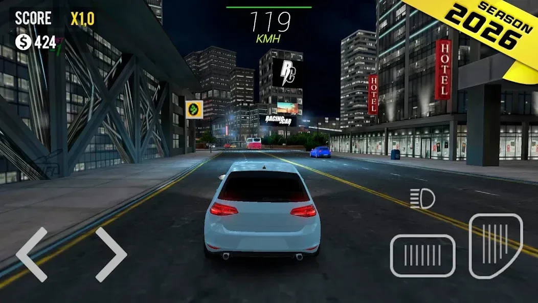 Racing in Car 2021 screenshot 1