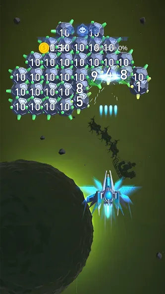 Dust Settle 3D - Galaxy Attack screenshot 2