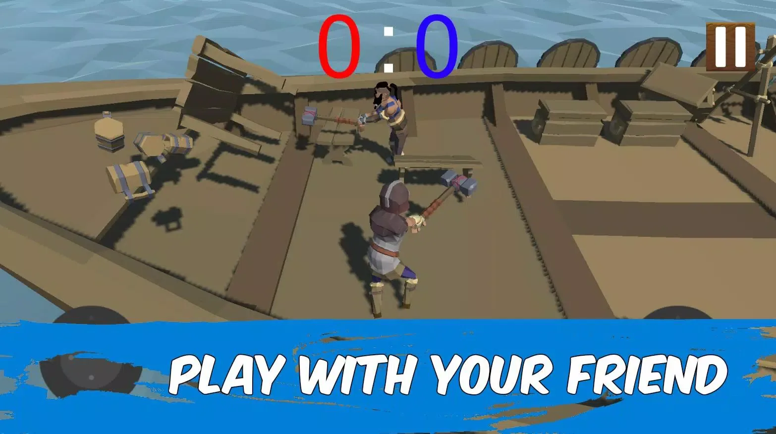 Puppet Fighter: 2 Players Ragd screenshot 2
