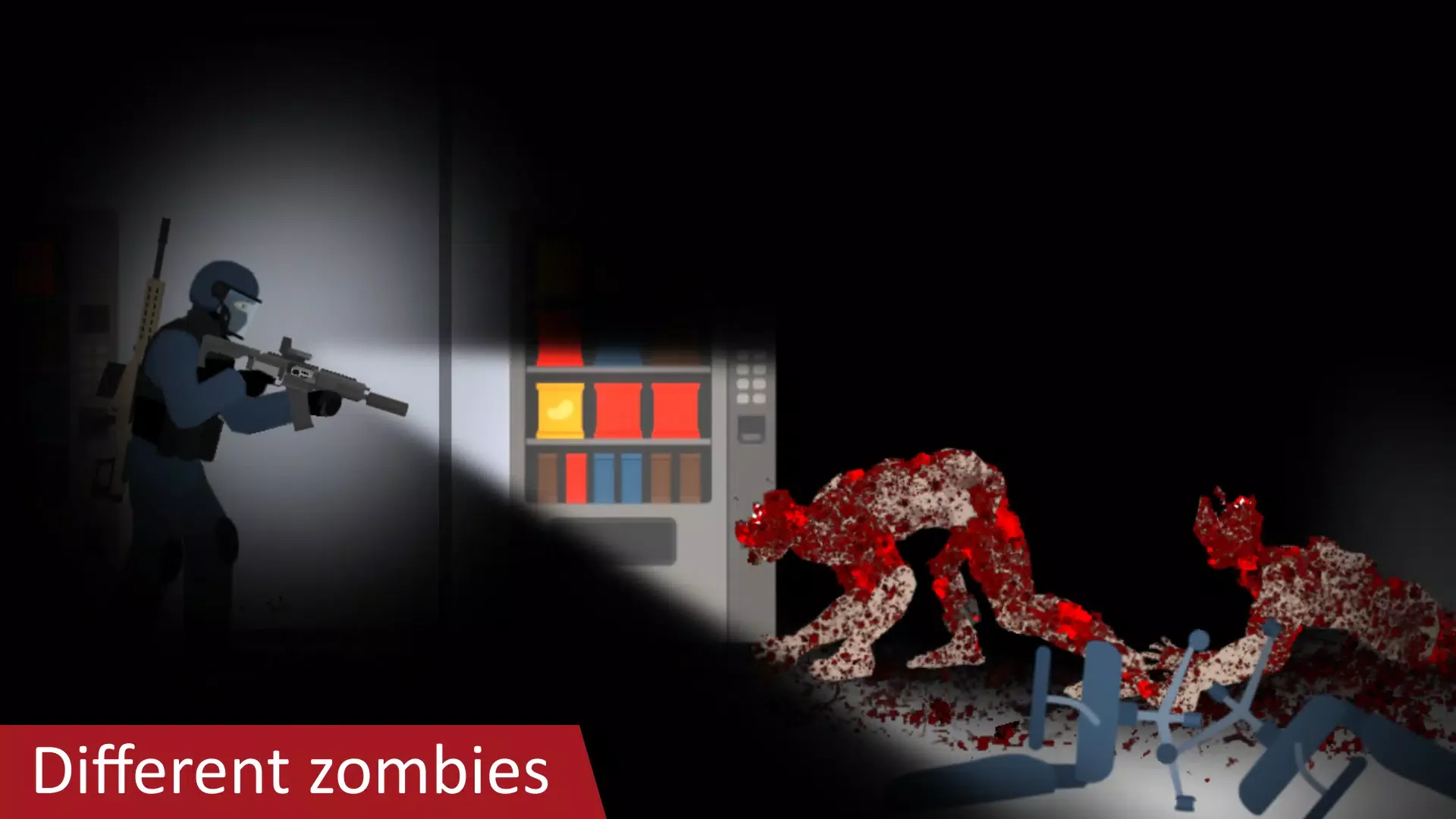Flat Zombies: Defense & Cleanup screenshot 2