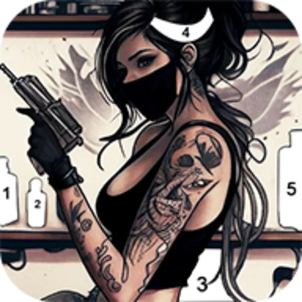 Tattoo Coloring games (Android) icon