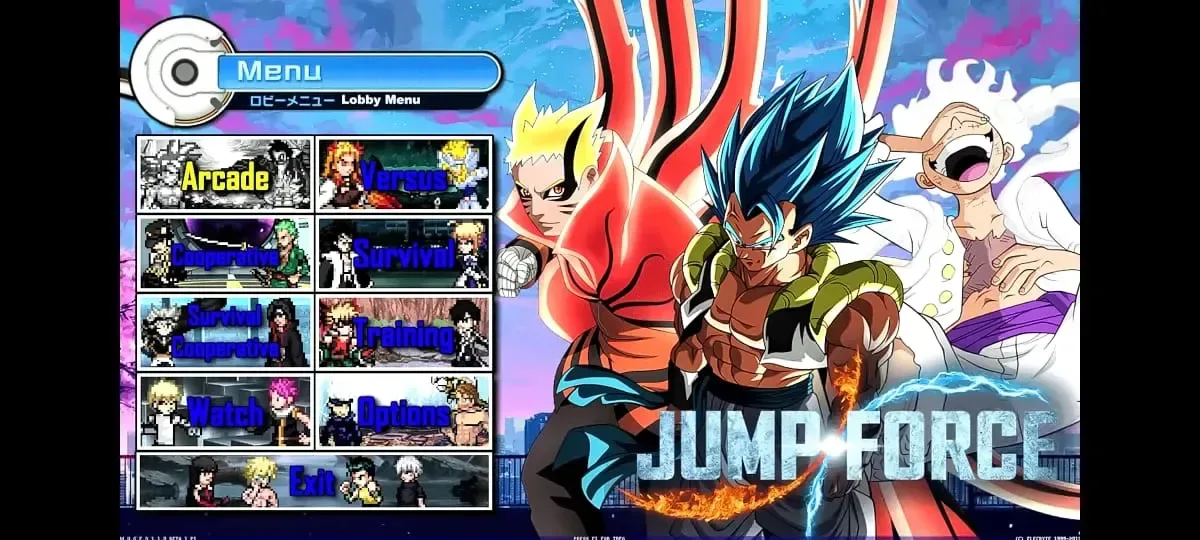 Jump Force Mugen screenshot 3