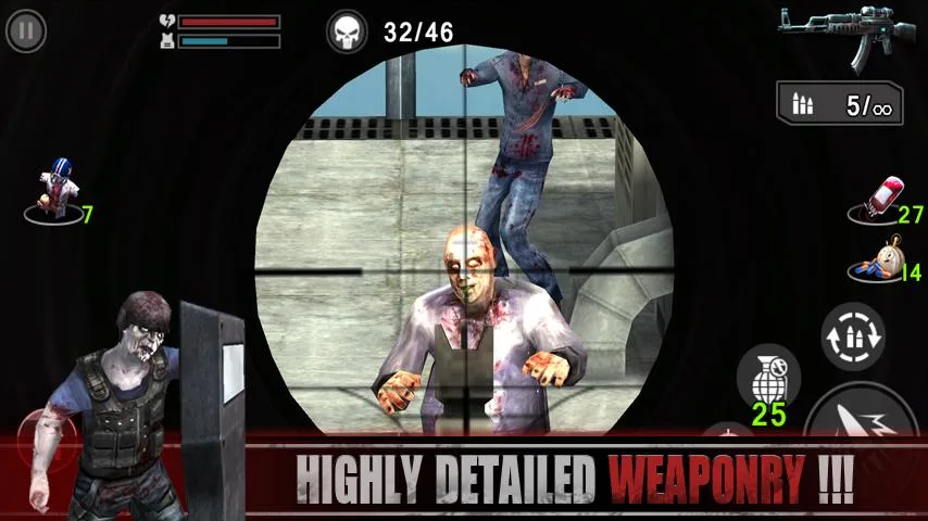 Zombie Frontier : Sniper screenshot 1