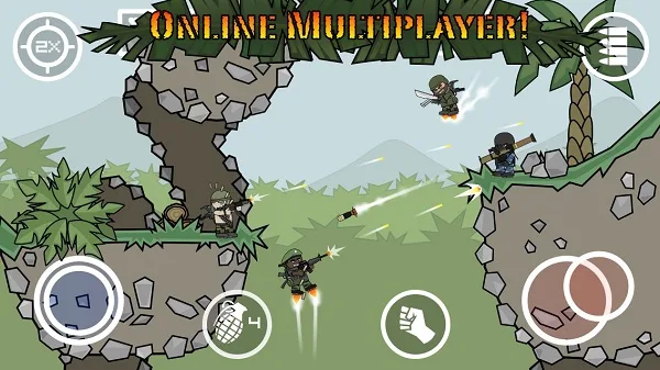 Doodle Army 2: Mini Militia screenshot 2