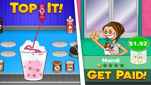 Papa's Freezeria To Go! screenshot 2