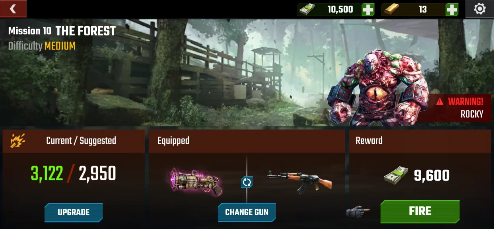 Zombie Fire 3D screenshot 1