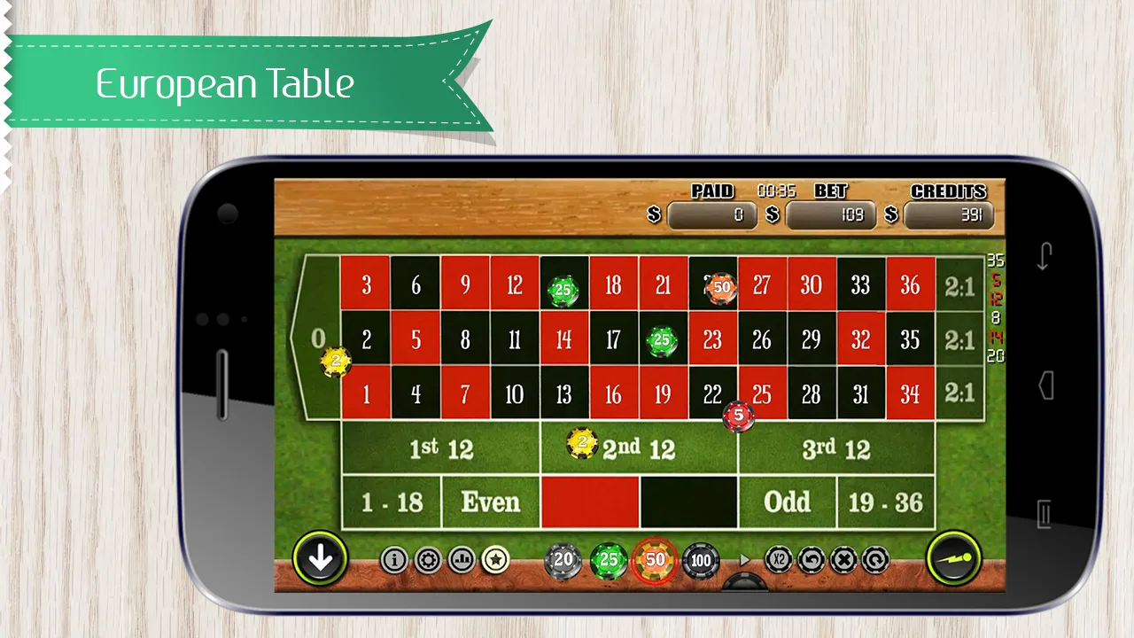 Roulette screenshot 2
