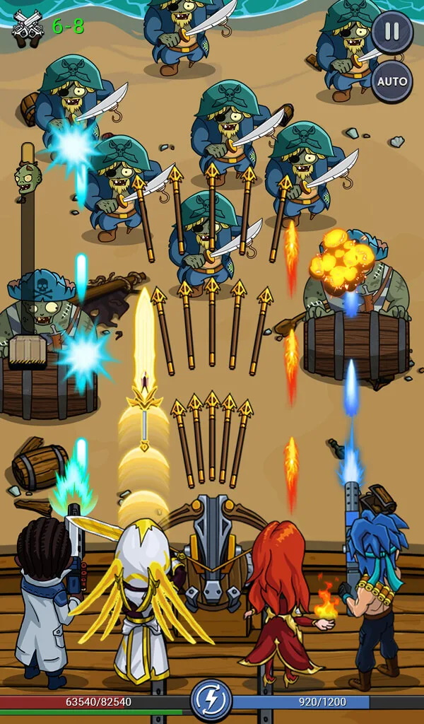 Zombie War: Idle Defense screenshot 2