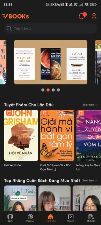 VBOOKs screenshot 1