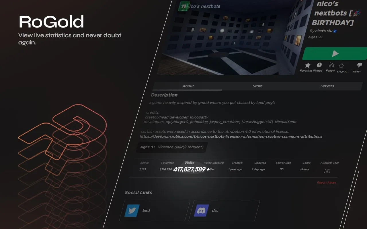 RoGold screenshot 2