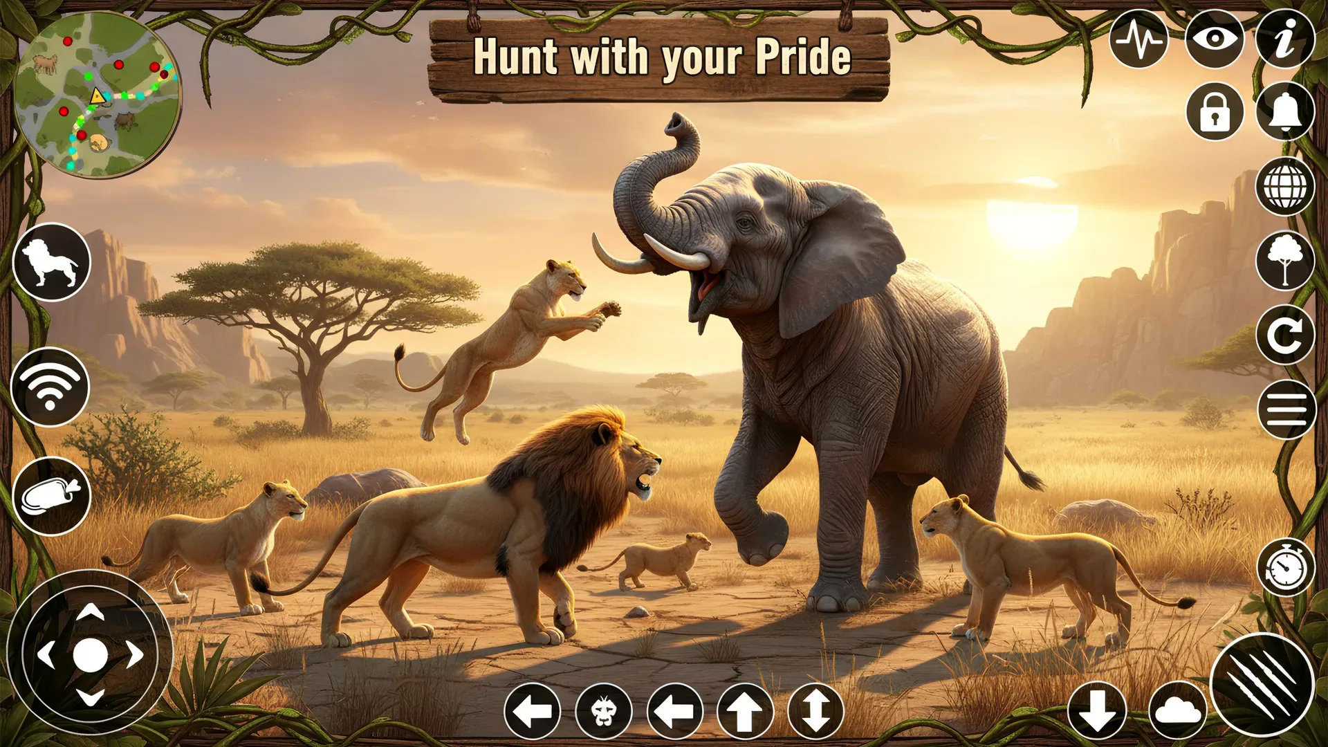 Lion Simulator 3D Animal Games screenshot 3