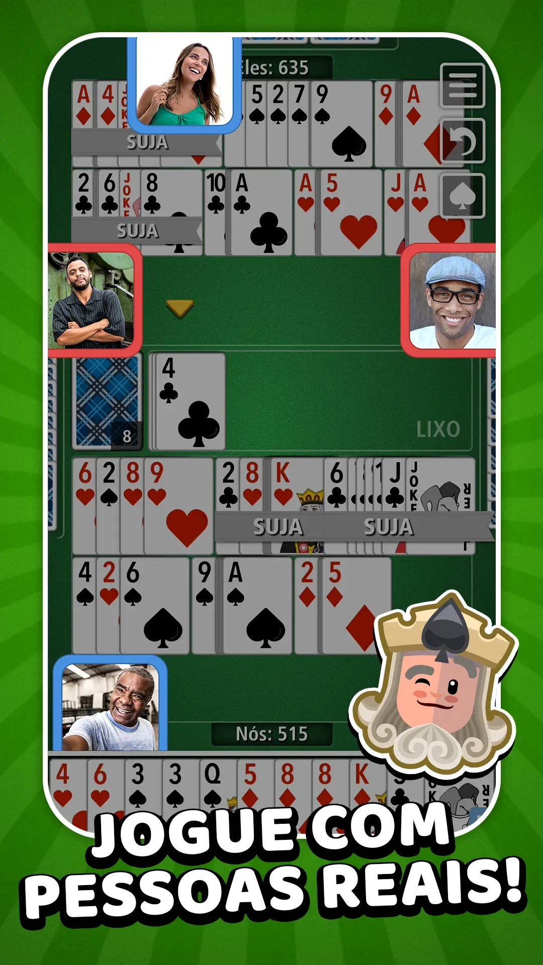 Buraco Jogatina: Card Games screenshot 1